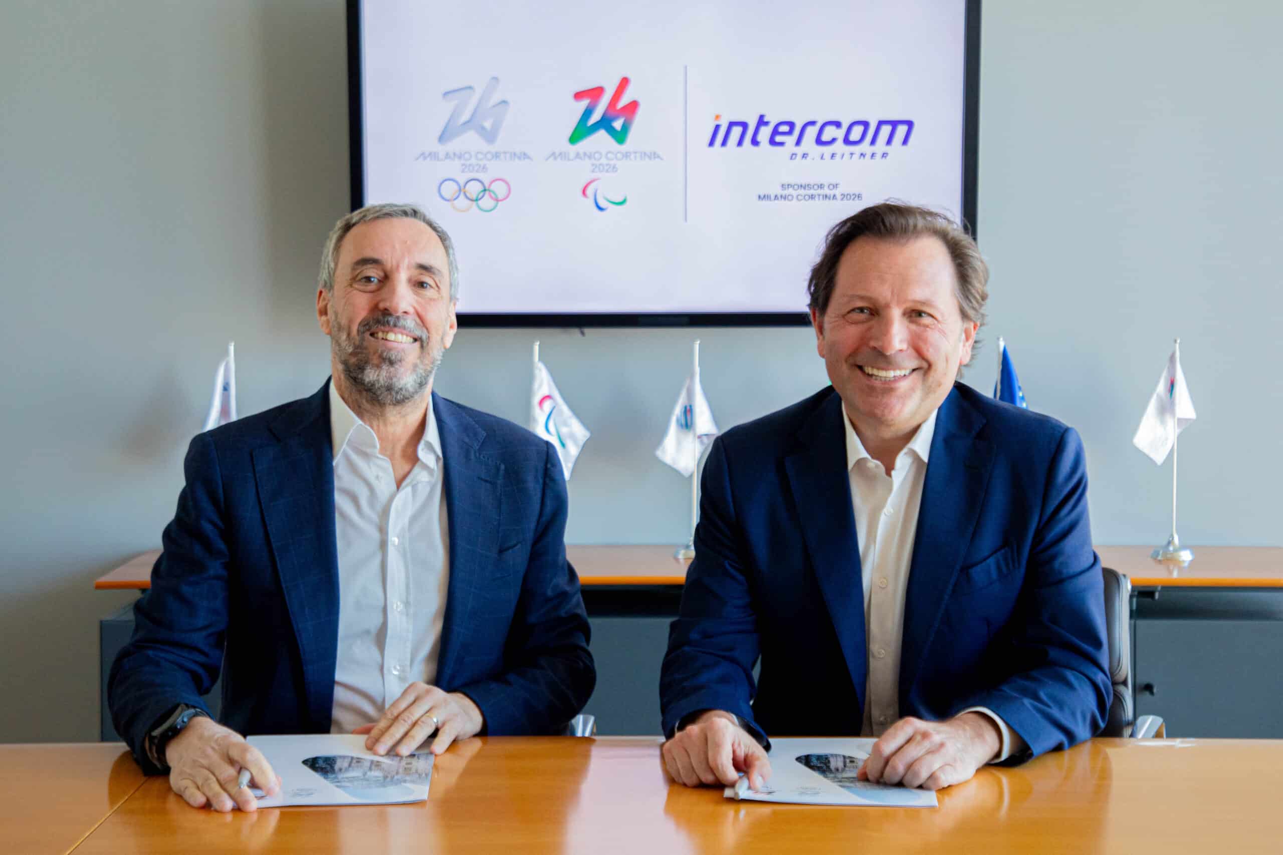 Intercom Dr. Leitner is official sponsor of the Winter Olympics in Milano Cortina 2026